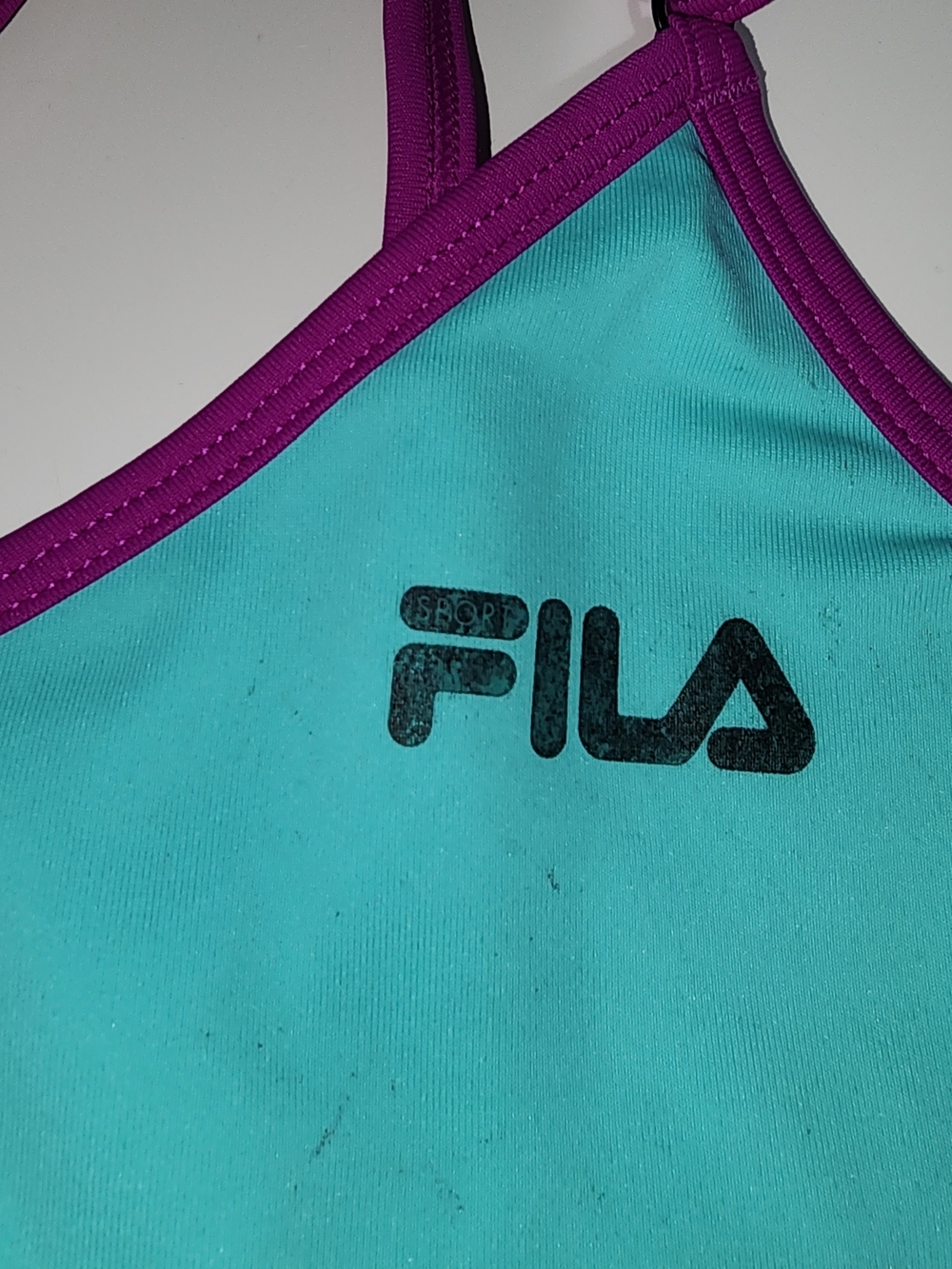Fila Teal Performance Running Tank - Picture 3 of 11